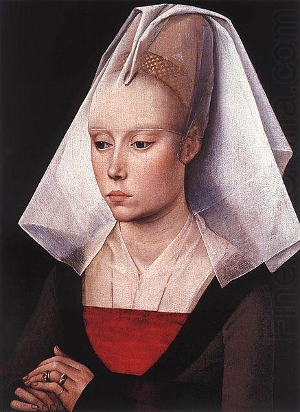 Rogier van der Weyden Portrait of a woman china oil painting image